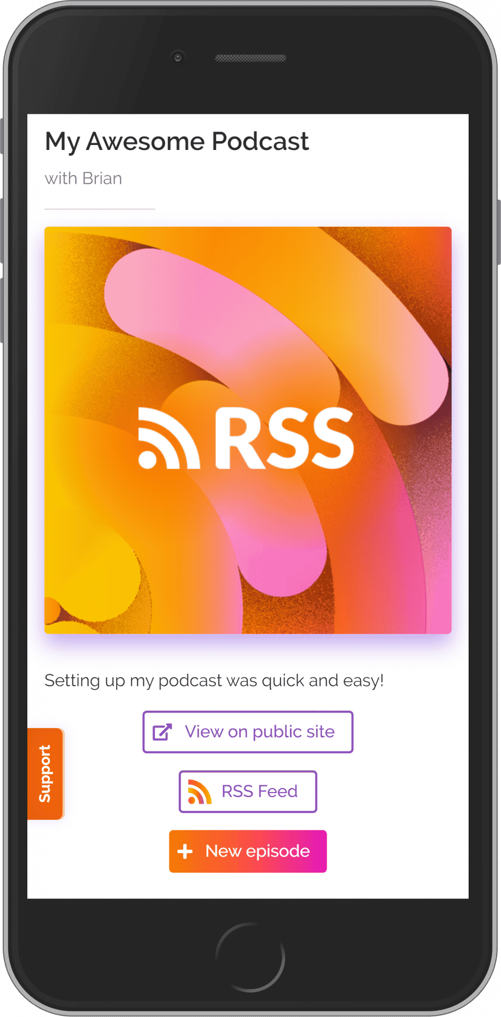 what is rss podcast