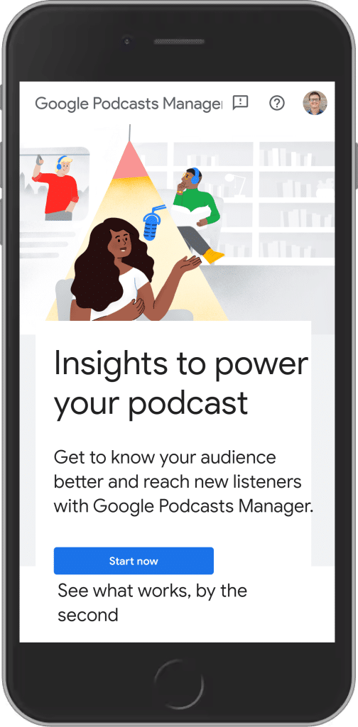 google podcasts manager