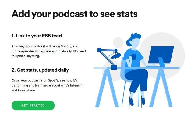 upload your podcast to spotify