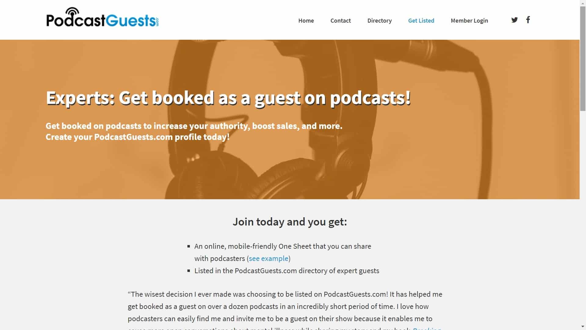 find a podcast guest on podcastguest.com