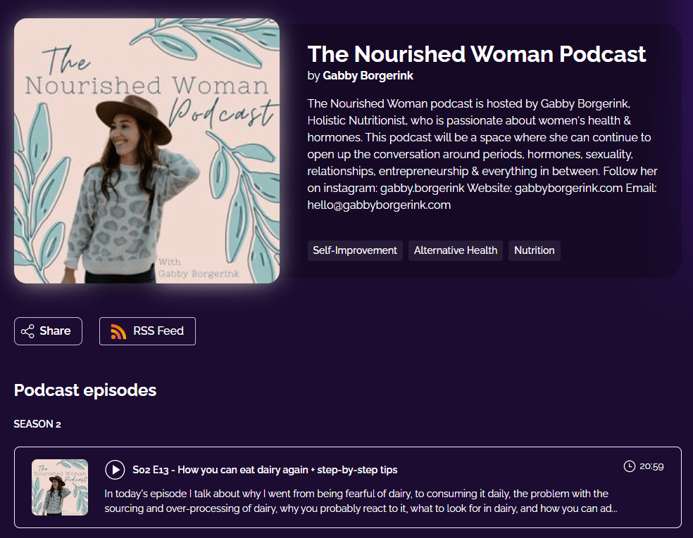 the nourished woman podcast