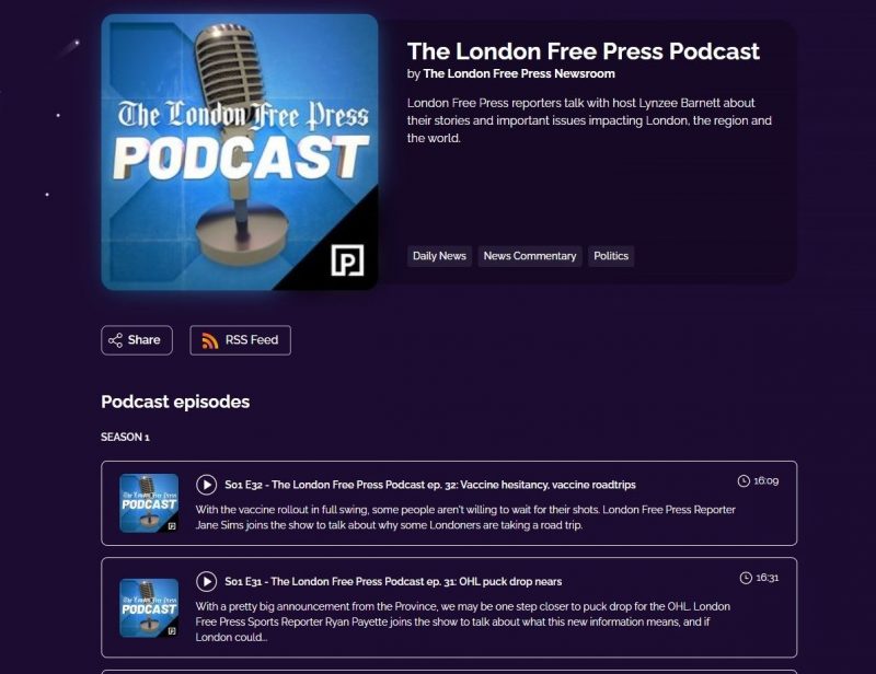 the london free podcast