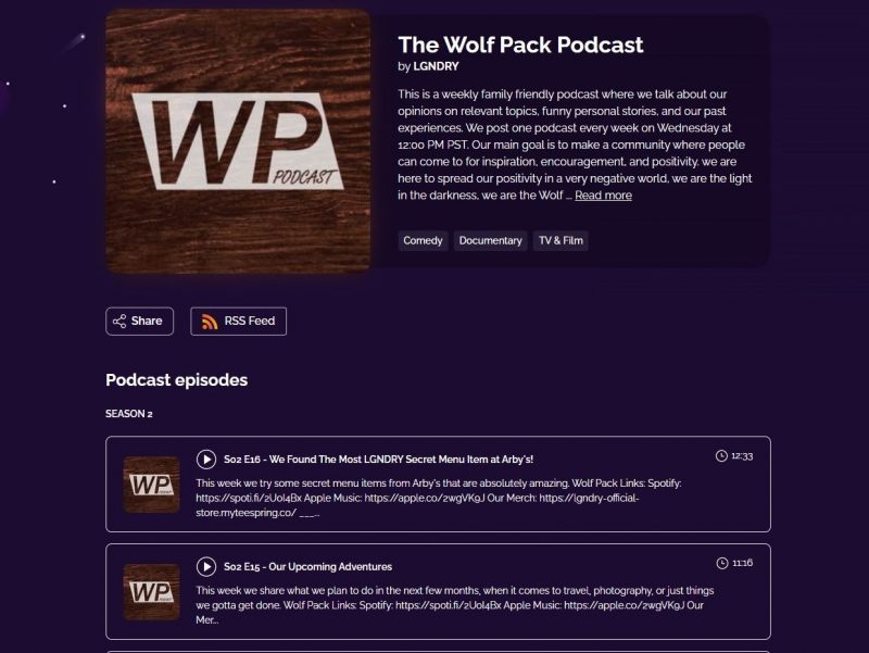 The Wolf Pack Podcast