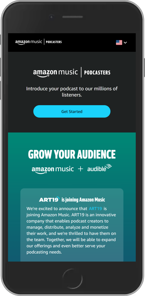 submit podcast to amazon music and audible