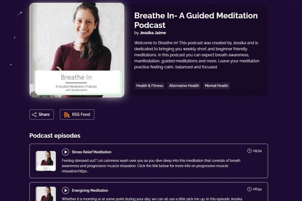 Breathe In - A Guided Meditation Podcast