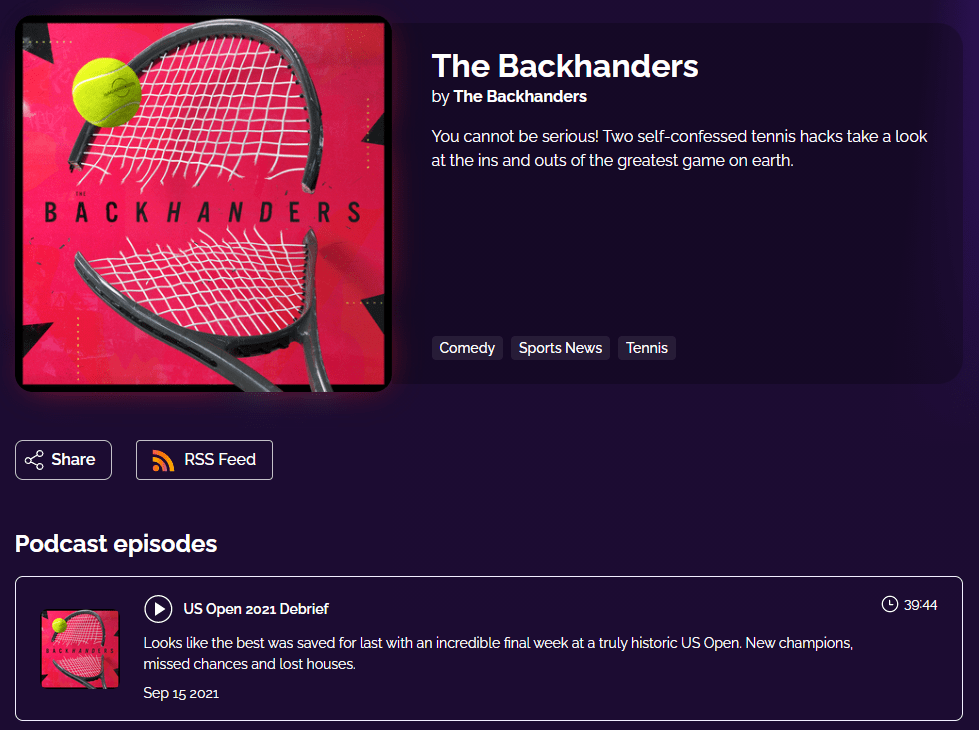 the backhanders podcast