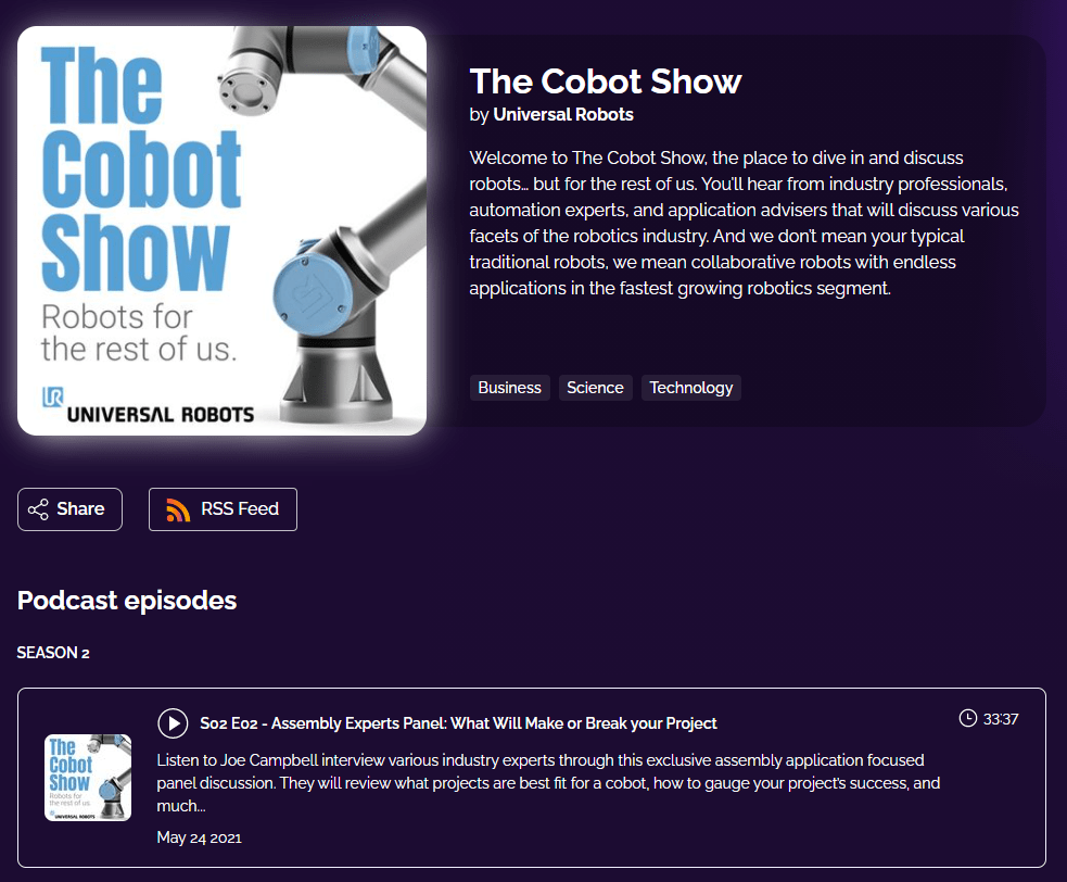 the cobot show