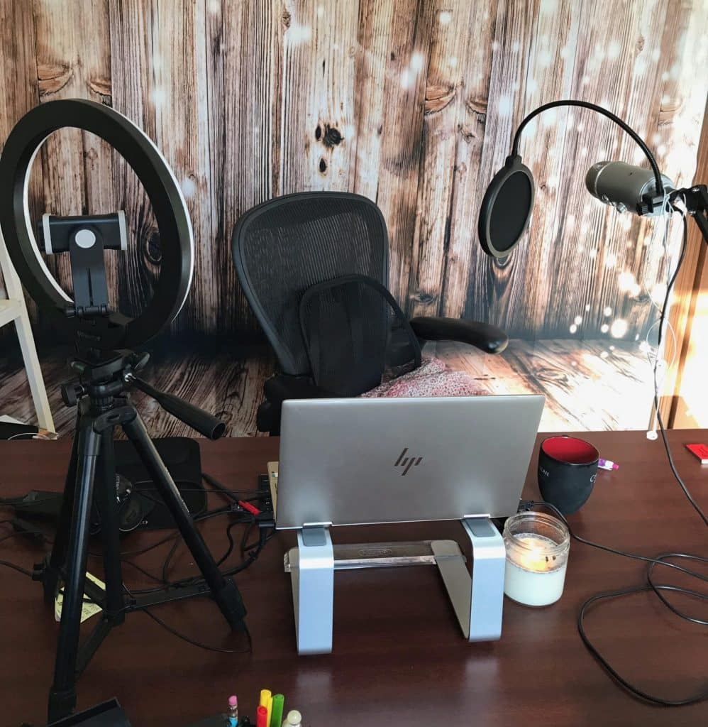 at home podcast recording studio