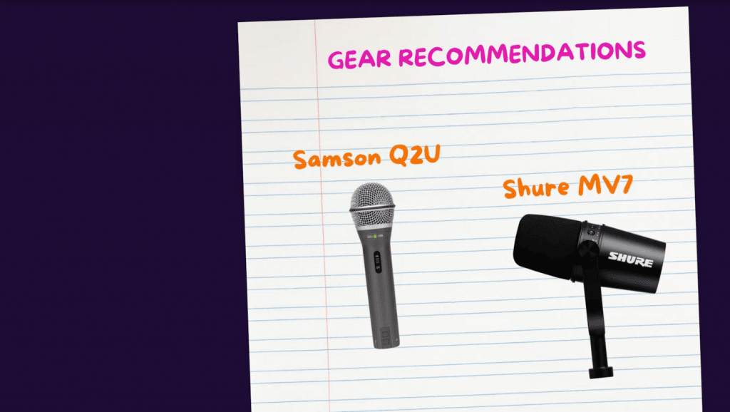 microphone recommendations for podcasters