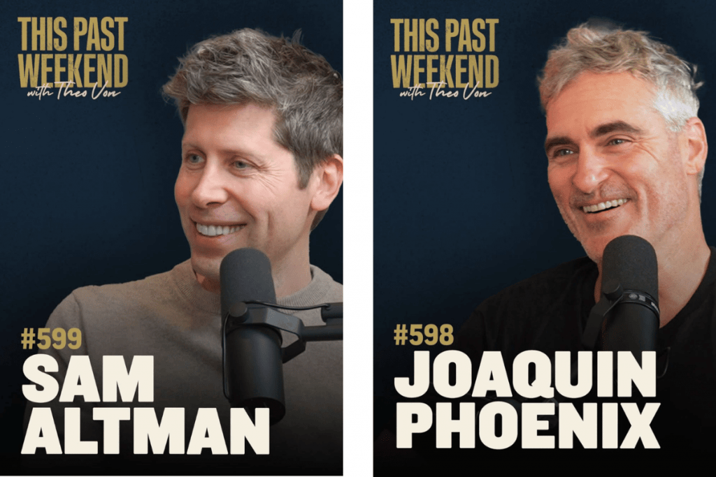 Podcast Episode Cover Art This Past Weekend with Theo Von