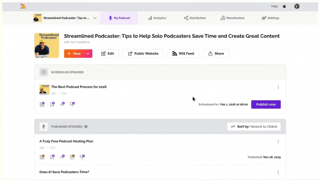 How To Schedule Podcast - Ready