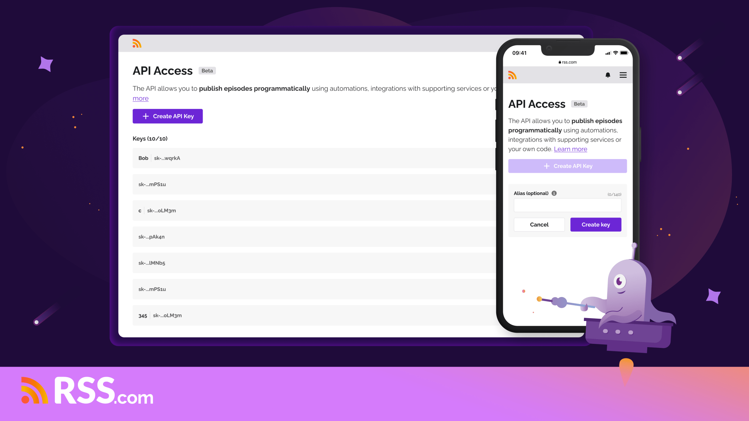 RSS.com Launches Public API to Automate Podcast Publishing and Marketing
