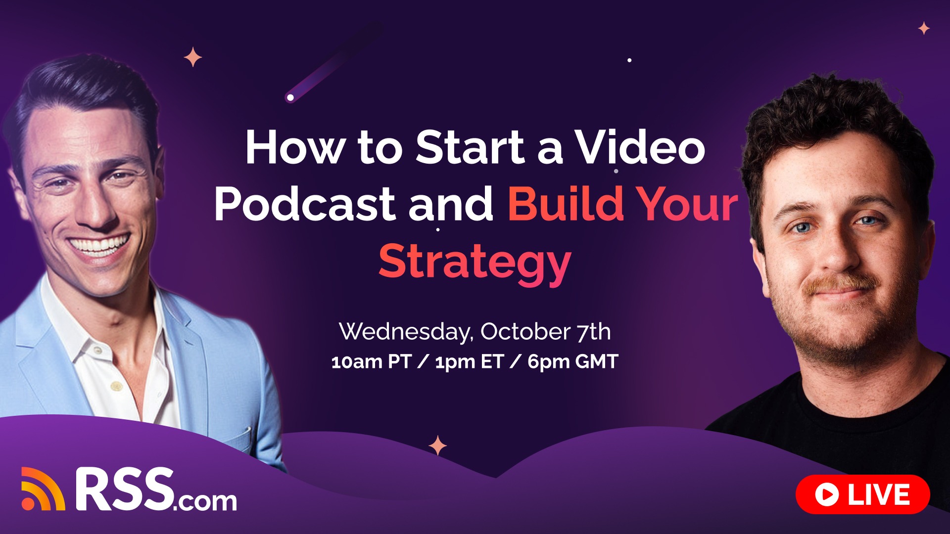how to start and build a video strategy for podcasters live training event