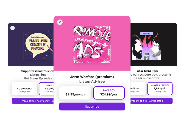 Apple Podcasts Subscriptions